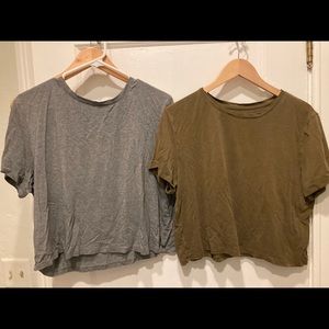 2 Girlfriend Collective Crop Top XXL